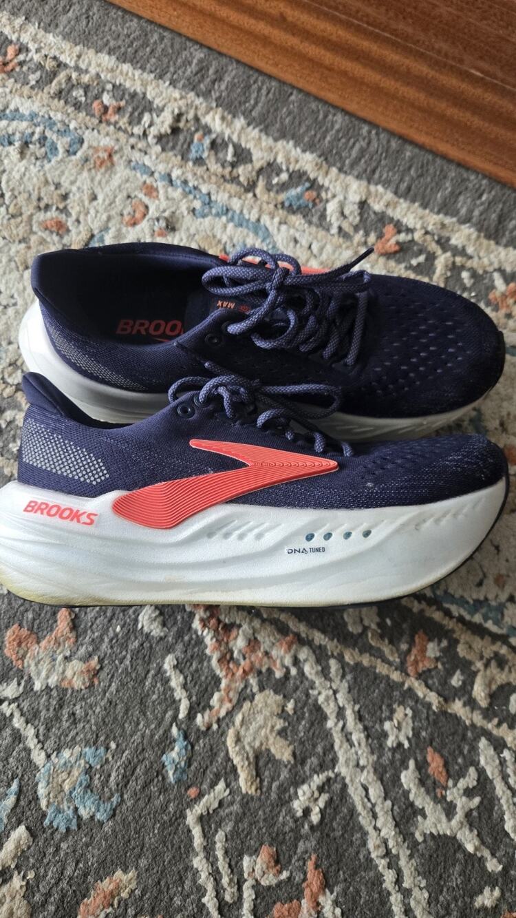 Brooks Glycerin Max Peacoat Blue Ribbon Hot Coral 1204361B439 Women’s Size 9.5
